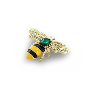 Broches ape oro-giallo-nero-verde