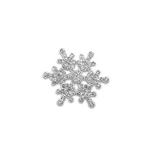 Broches fiocco di neve argento