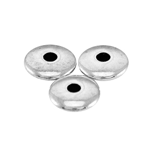 Perline di metallo DQ 4x1.5mm rondella argento antico (privo di nichel)