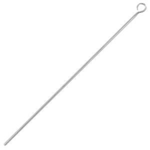 Chiodini a occhiello di metallo DQ 70mm argento antico (privo di nichel)