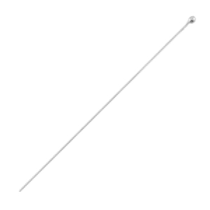 Chiodini a pallina di metallo DQ 50mm argento antico (privo di nichel)