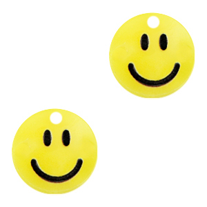 Ciondoli Plexx smiley giallo alba