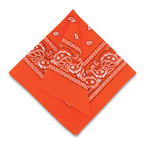 Bandana arancione caldo