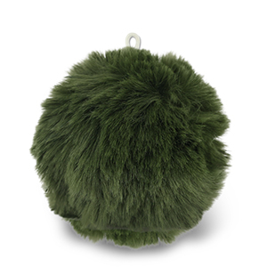 Ciondoli accattivanti Pompon verde olivastro scuro