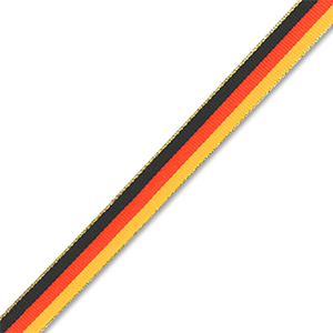 BY31&reg; Nastro con la bandiera della Germania nero-rosso-giallo-oro