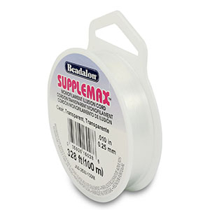 Beadalon filo infilaperle Supplemax 0.25mm trasparente
