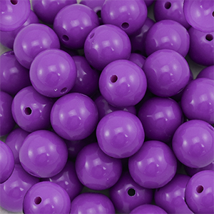DQ Perline in acrilico 14 mm viola