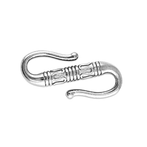 Componenti in acciaio inossidabile chiusure gancio S argento