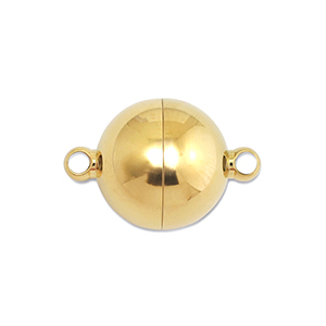 Componenti in acciaio inossidabile chiusura magnetica 12mm tonda oro