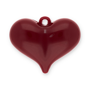 Ciondoli accattivanti cuore rosso ruggine