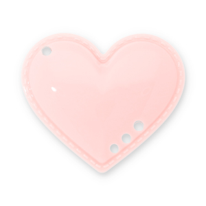 Ciondoli accattivanti cuore rosa albicocca chiaro