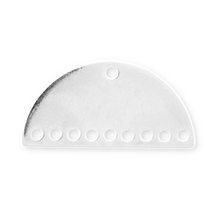 Ciondoli di metallo DQ Eco-brass&reg; distanziatore argento antico (privo di nichel)