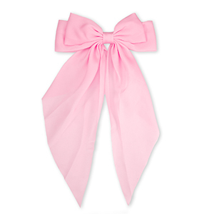 Accessori per capelli molletta per capelli con fiocco rosa