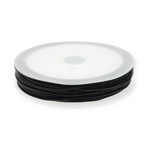 Filo infilaperle elastico 0.8mm nero