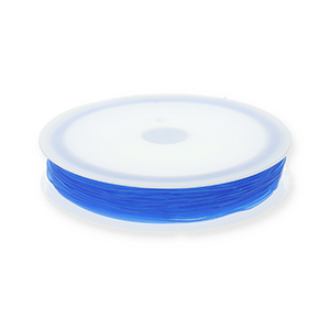 Filo infilaperle elastico 0.8mm blu