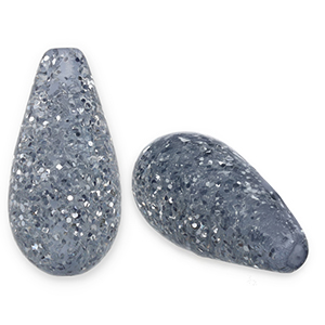 Perline Polaris Elements a forma di goccia Paipo blu cielo