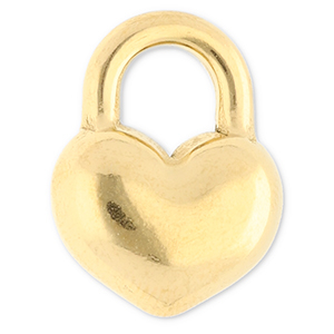 Ciondoli in acciaio inossidabile cuore oro