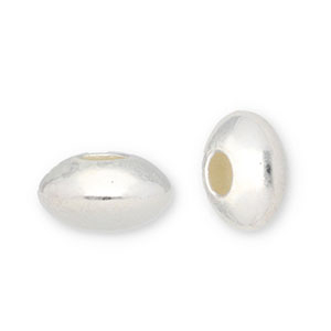 Perline in argento 925 rondella argento