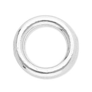 Componenti in acciaio inossidabile anellino chiuso 8mm argento