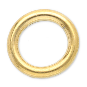 Componenti in acciaio inossidabile anellino chiuso 12mm oro