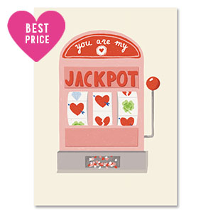 BY31&reg; Espositori bigiotteria in cartoncino "Jackpot" biancastro-rosso-rosa