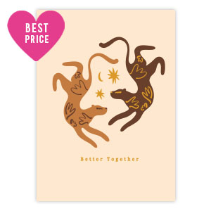Espositori bigiotteria in cartoncino "Better Together" rosa chiaro