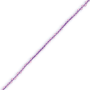 Perline in pietra naturale sfaccettate effetto 2mm ametista chiaro-effetto perlato