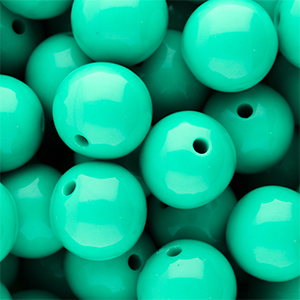 DQ Perline in acrilico 20 mm lucido Cabbage green 13-5714 TCX