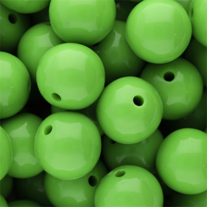 DQ Perline in acrilico 18 mm lucido Vibrant green 16-6339 TCX