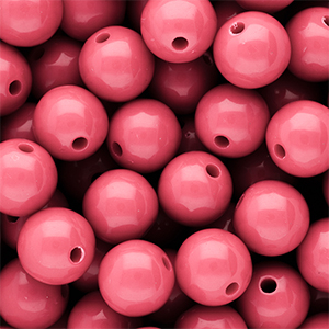 DQ Perline in acrilico 12 mm lucido Pink lemonade 16-1735 TCX