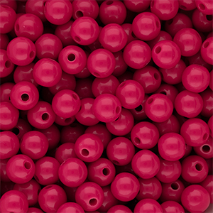 DQ Perline in acrilico 10 mm lucido Fuchsia 17-2031 TCX