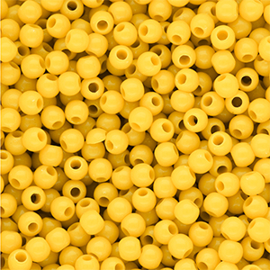 DQ Perline in acrilico 6 mm lucido Vibrant yellow 13-0858 TCX