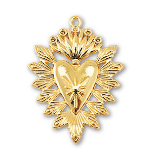 Ciondoli di metallo cuore oro