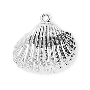 Pendenti di conchiglia prodotti speciali conchiglia cuore di mare argento