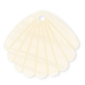 Pendenti di conchiglia prodotti speciali conchiglia di capesante bianco