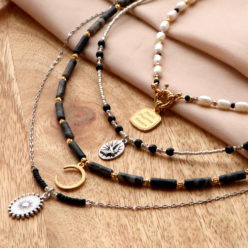 Come creare collane alla moda con perline e ciondoli in metallo DQ 