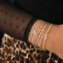 Questa &egrave; la tendenza per l&rsquo;auttuno e l&rsquo;inverno 2019 - 2020! Orecchini, bracciali e collane con vetro effetto cristallo e catene a rol&ograve;