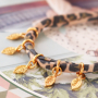 Crea simpatici elastici per capelli e braccialetti con nastro elastico cucito con stampa leopardo