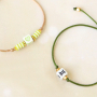 Fantastici braccialetti estivi da creare con le perline alfabeto e le perline dello zodiaco: 