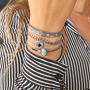 Stupendi anelli e bracciali in acciaio inox con pietra naturale!