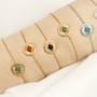 Stupendi anelli e bracciali in acciaio inox con pietra naturale!