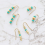 Guarda qui come realizzare collane e orecchini eleganti con rocailles: