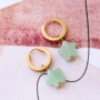 Realizza orecchini di tendenza con le perline in pietra naturale a forma di cuore e stella 