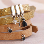 Crea abbinamenti divertenti con questa nuova serie di bracciali Cuoio