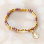 Puoi usare queste perline sfaccettate rotonde per una bella collezione di bracciali