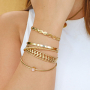 Ecco come abbinare questi bellissimi bracciali in acciaio inossidabile