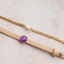 Bracciali e orecchini coordinati con cabochon