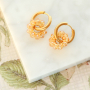Set gioielli con perline sfaccettate a disco