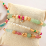 Ecco come creare una collezione di bracciali con perline in pietra naturale