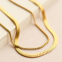 Combina collane e bracciali in acciaio inossidabile